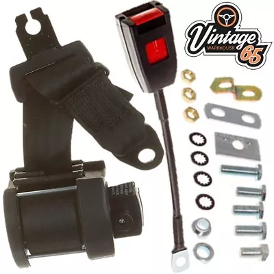 Vintage Warehouse 65 3 Point Front Rear Inertia Automatic Seat Lap Belt Kit • $288.09