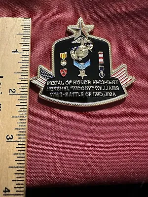 Hershel Woody Williams USMC Medal Of Honor Challenge Coin World War II • $69