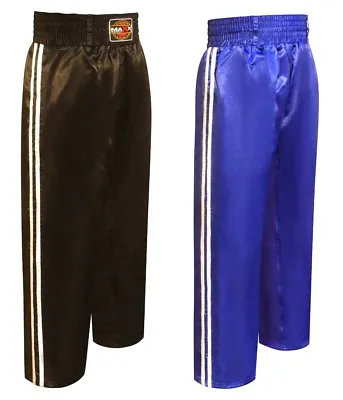 Kickboxing Trouser Mix Martial Arts Clothing Training Satin Traditional Boxing • £14.99