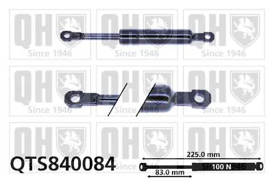 Quinton Hazell Car Vehicle Gas Spring Boot Strut - QTS840084 • £17.99