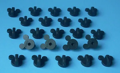 100 Quality Firm Gripping Disney Pin Trading Mickey Head Rubber Pin Backs • $6.99