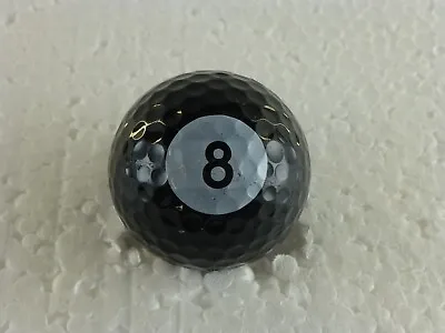 Golf Billiards Ball Logo Black #8 Golf Ball Looks Like Pool Ball 8-Ball • $3