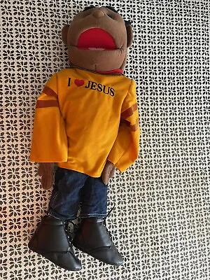 Sunny & Co. Brown Boy I Love Jesus Shirt Full Body Muppet Puppet • $60
