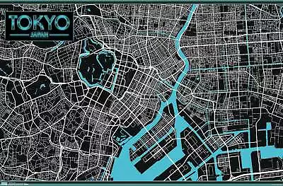 Tokyo - Map Poster • $54.99