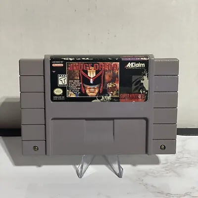 Judge Dredd  Super Nintendo Entertainment System 1995 SNES Tested Fast Shipping • $13.81