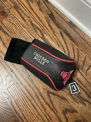 Chicago Bulls Logo Golf Driver 3 Wood Headcover NBA Black Rare Michael Jordan • $13.99