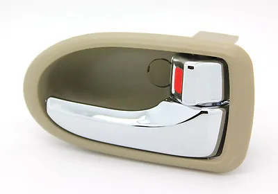 New Tan & Chrome Inside Interior Door Handle RH FRONT / FOR 2000-06 MAZDA MPV • $7.99