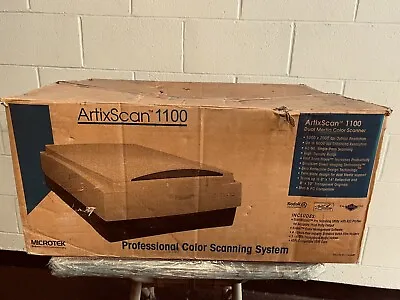 Microtek ArtixScan 1100 Flatbed Scanner . Brand New In Box . WARRANTY  • $395