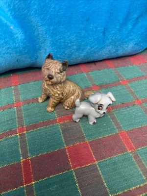 £5.50 • Buy Wade Whimsie Dogs Scotty, And Peg Disney Collectable