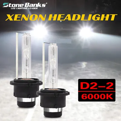 2PCS 55W D2S D2R D2C Xenon Headlight Bulb Low Beam Kit 6000K Super Bright US • $9.88