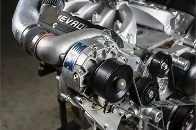 Vortech V-3 SCi Supercharger LS-Swap Kit Chevy Truck FEAD Carbureted LS2 - Satin • $4350.48