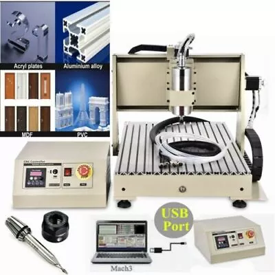 USB 3/4axis 1.5KW CNC 6090 6040 Router Engraver Mill Drilling Carving Machine AU • $1800