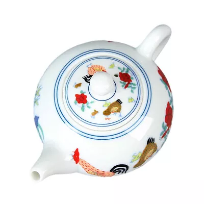  White Ceramics Teapot Japanese Drink Dining Table Decoration • £12.82