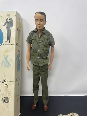 Ken Doll 1961 Original Vintage Mattel Doll Barbie's Boyfriend With Box 750 • $50