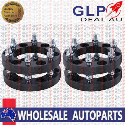 25mm 6 Stud 6x139.7(5.5'') M12x1.5 Wheel Spacers For Hilux Pajero Triton Ranger • $170