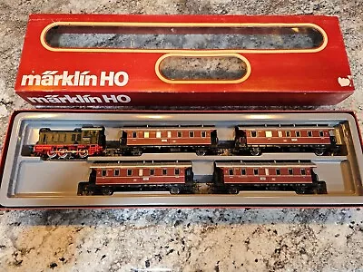 Marklin 2858 HO Gauge DB Diesel Passenger Train Set LN/Box Analog • $179