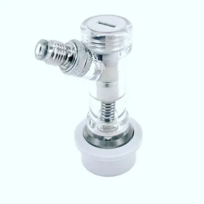 One Way Corny Keg Ball Lock Valve Disconnect Gas Connector SCV MFL Threaded 7/16 • £11.50