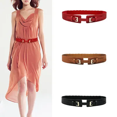 £5.99 • Buy Women Elastic Waist Belt Fashion Vintage Waist Belt For Dress Jumpsuit Long Coat