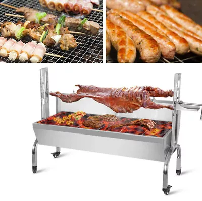 Roaster Spit Rotisserie BBQ Grill Roast Whole Lamb Chicken Pig Outdoor Large • $369.99