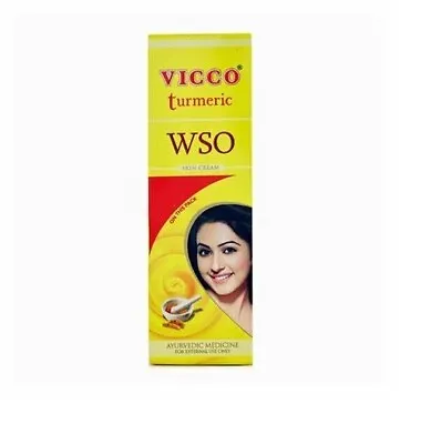3 X Vicco Turmeric Wso Skin Cream 45 Gm (15 Gm X 3) Free Shipping • $10.33