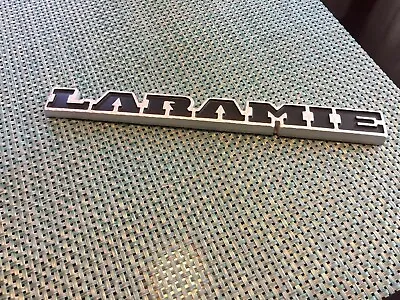 1x OEM 2019 RAM 1500 Black Laramie Tailgate Emblem  Badge Chrome 68276324AB • $37.48