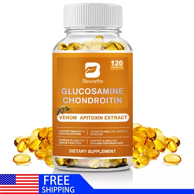 Glucosamine Chondroitin Msm Capsules Triple Strength Joint Support 120 Capsules • $13.89