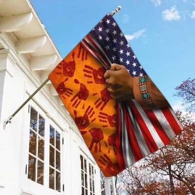 $19.99 • Buy Native American Indigenous Flag Native Flag Indian Chief American Flag Decor
