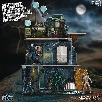 5 Points Mezcos Monsters Tower Of Fear Deluxe Box Mezco • $99.99