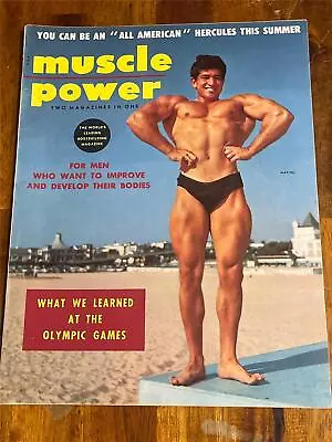 MUSCLE POWER Bodybuilding Fitness Magazine REG LEWIS 5-57 • $22.99