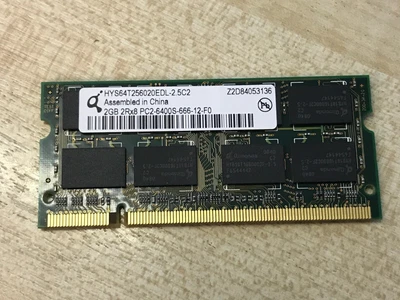 £5.90 • Buy Qimonda 2GB DDR2 Laptop Memory PC2-6400 800Mhz RAM SODIMM HYS64T256020EDL-2-5C2