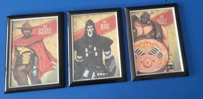 $80 • Buy Overwatch McCree, Reaper , Roadhog The Good The Bad The Ugly Artist Red Unit Ink