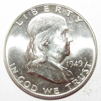 1949 Franklin Half Dollar FBL CH BU (E151) • $40
