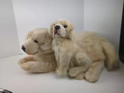 Prima E&J Classic Collection Golden Retriever Plush 25” Dog RARE Mom Puppy MINT • $99