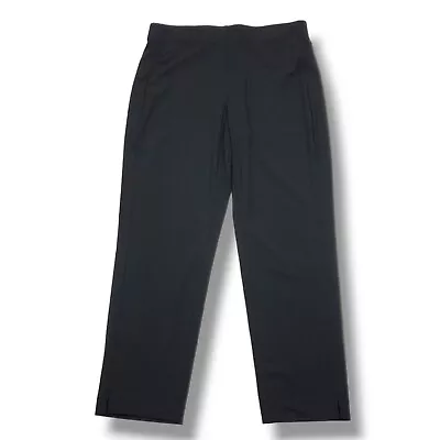 J Jill Wearever Collection Forward Seam Slim Ankle Pants Womens Medium Black • $34.90