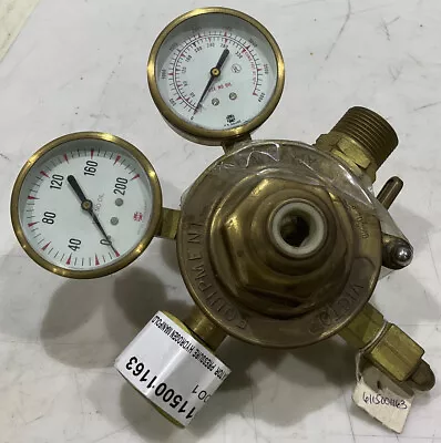 Victor 3114852 Vts 702md Compressed Gas  Manifold Hydrogen Regulator 373 • $100