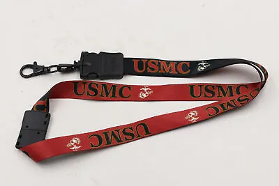 USMC U.S. Marine Corp Military ID Badge Key Holder Officially Licensed Lanyard • $8.95