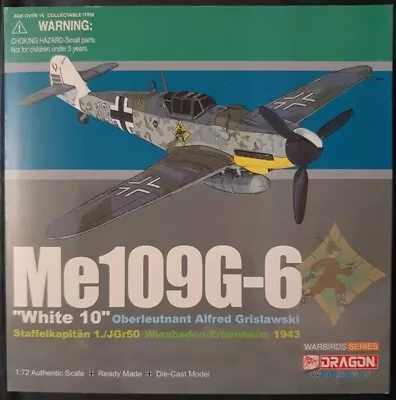 Dragon Wings Warbirds Me 109G-6  White 10  Oberleutnant Alfred Grislawski 50275 • $93.37