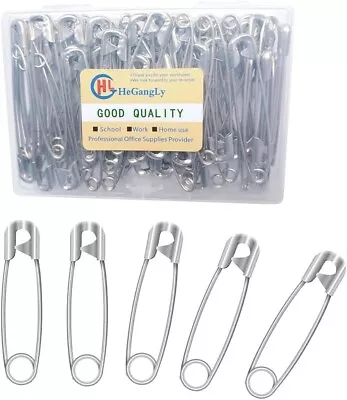 80Pcs Extra Large Safety Pins 2.2 Inch (55Mm) -Heavy Duty Large Safety Pins Sta • $7.89