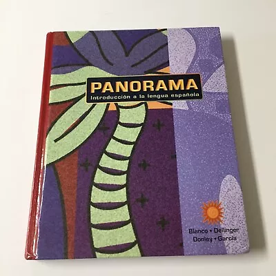 Panorama Introduction A La Lengua Española Spanish Textbook 2002 Hardback • $8.49