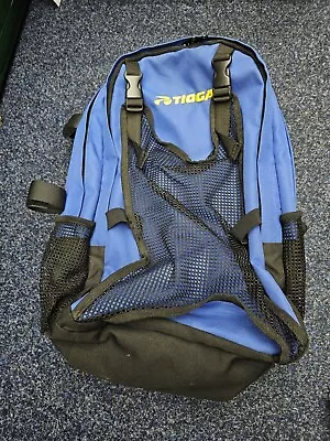 Bicycle Backpack Pannier Bag Tioga Blue With Rain Cover • $30