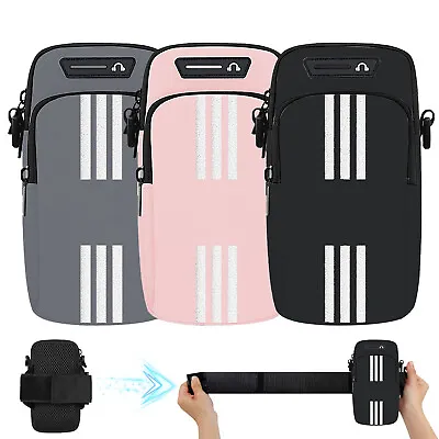 Sport Armband Running Jogging Gym Arm Band Pouch Holder Bag Case For Cell Phone • $8.95