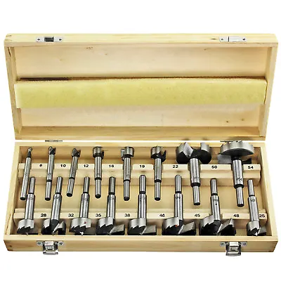 FORSTNER Drill Bit Set 6 - 54mm Hole Boring Precision Hole Cutter Wood X16 Piece • £34.49