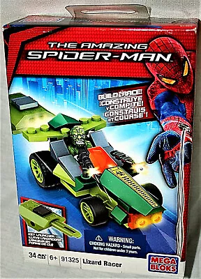 Mega Bloks Spider-man Lizard Racer Marvel Comics Set New Box 2012 NOS • $12.99
