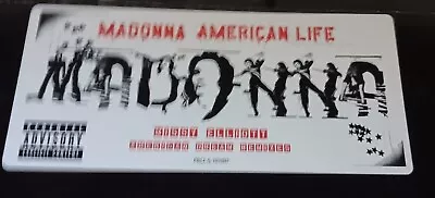 Madonna US American Life HTF Stickerd Cover Promo • $22