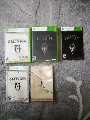 Elder Scrolls IV Oblivion & Skyrim Xbox 360 Game • $9.99