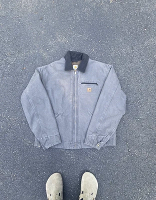 $249.99 • Buy Vintage Carhartt Detroit Jacket Grey GVL