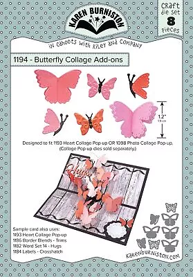 Karen Burniston Dies-Butterfly Collage Add-Ons • $15.61