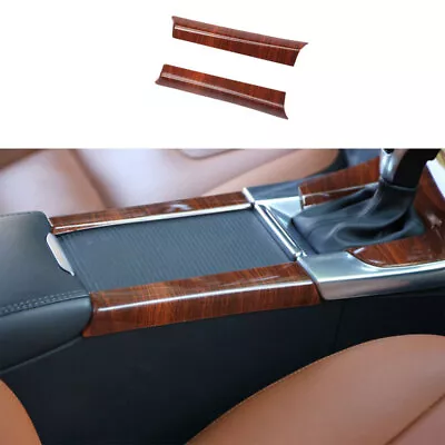 For Volvo S60 2011-2018 Brown Wood Grain Console Gear Shift Both Side Trim 2PCS • $60.26