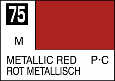 Mr. Hobby Mr. Colour - 075 - Metallic Red 10ml Acrylic Model Paint • £1.99