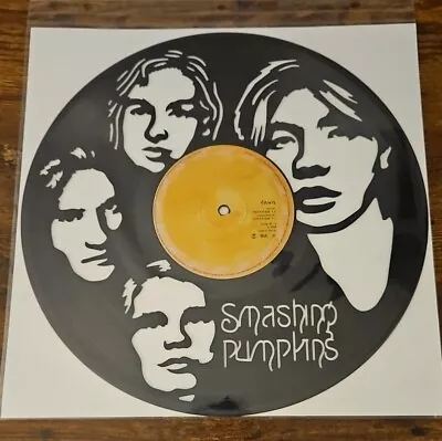 Smashing Pumpkins Vinyl Laser Cut Record Art Mellon Collie Machine Cut Album Lp • $59.99